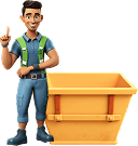 2 Cubic Meter Skip Bin